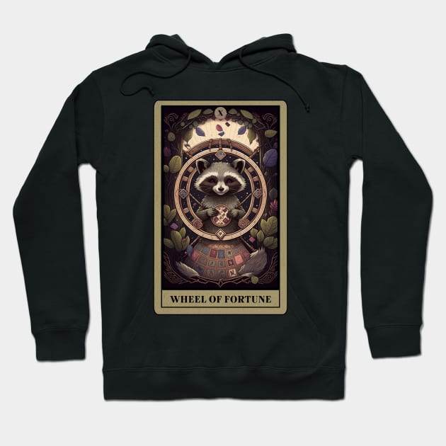 The Wheel of Fortune Tarot Hoodie by UnrealArtDude